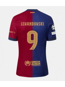 Muži Futbalové oblečenie Barcelona Robert Lewandowski #9 2024-25 Krátky Rukáv - Domáci